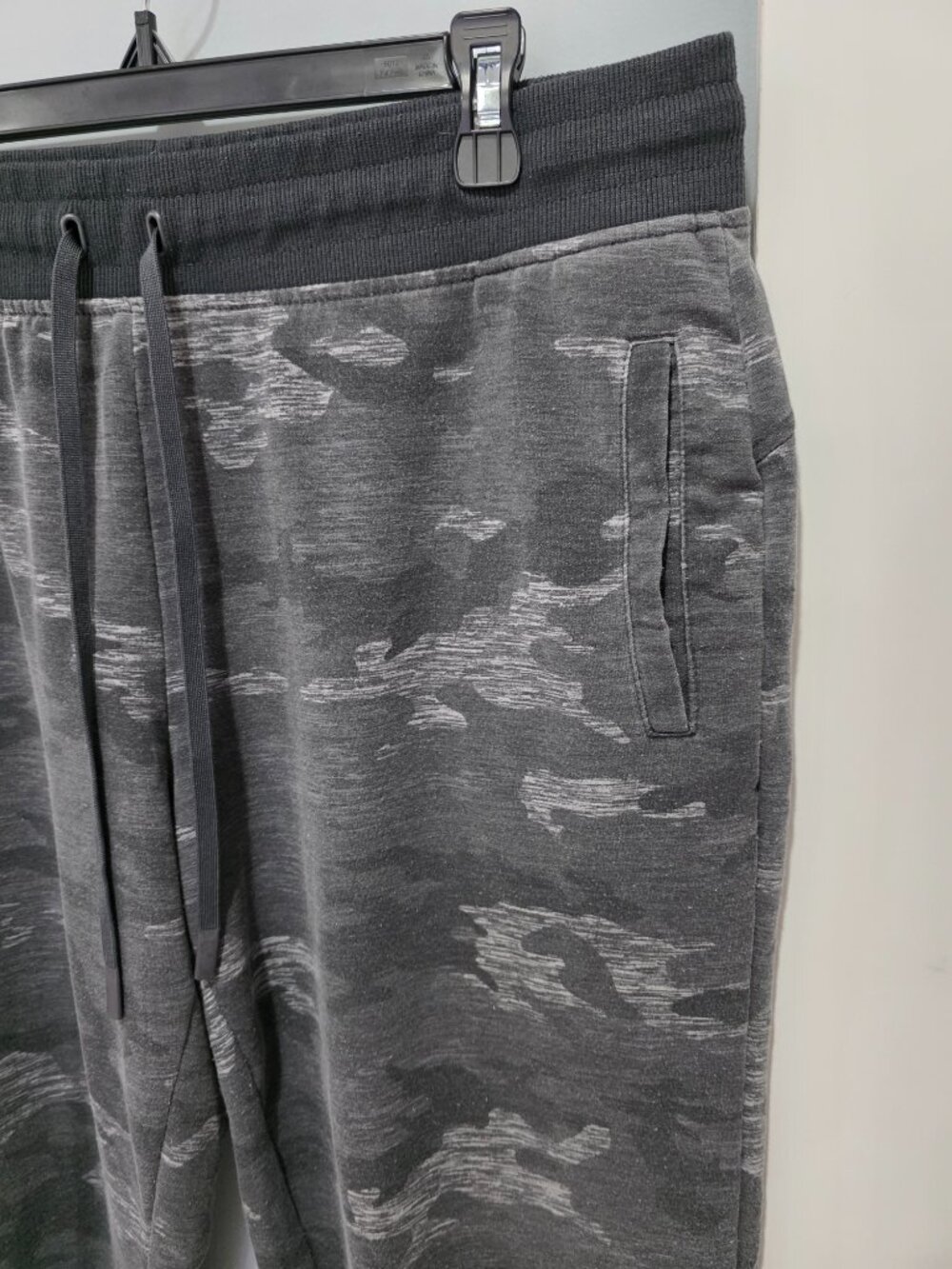 Athletic Works Black Camo Jogger Pants – Size XL (16-18) – Drawstring - Picture 3 of 10